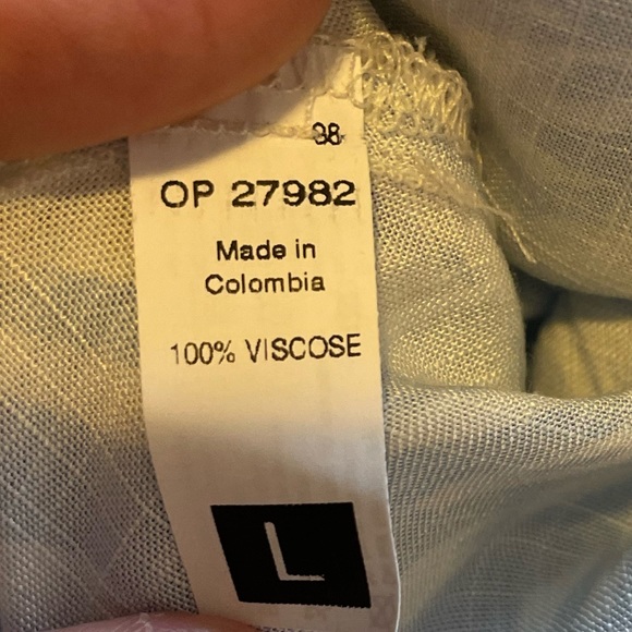 NWT Maaji white and blue boho tunic or coverup size L - Picture 13 of 14